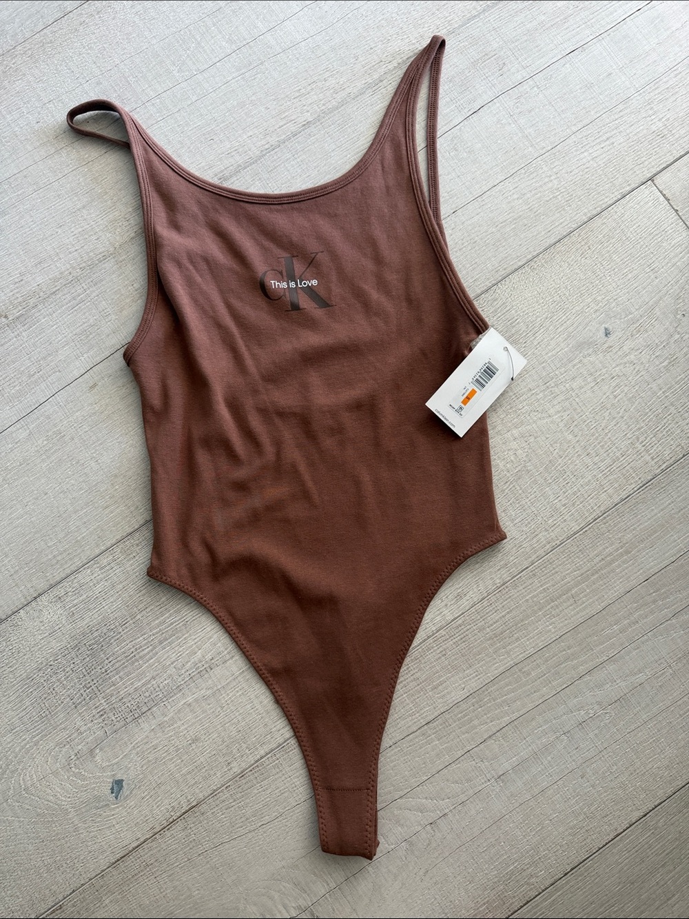 Calvin Klein Brown Bodysuit